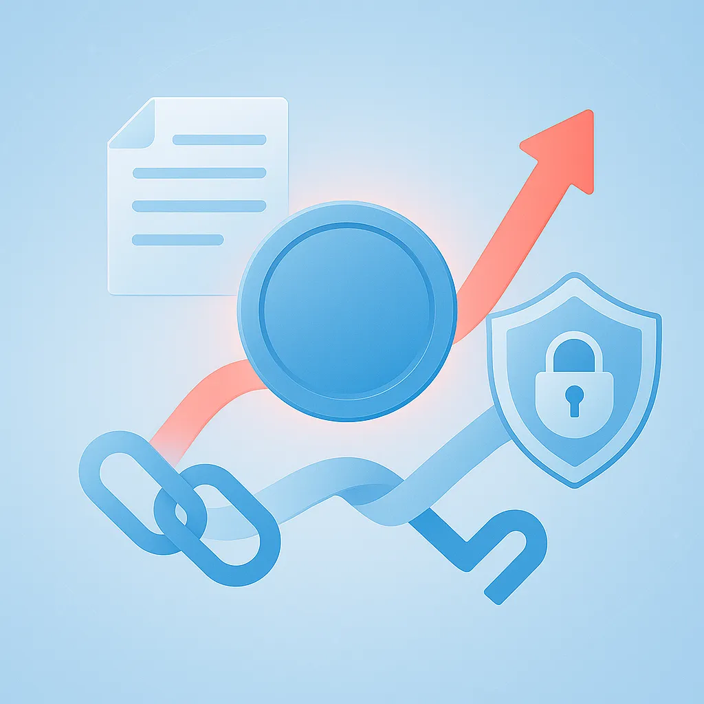 Illustration of tokenized U.S. Treasuries flowing into DeFi