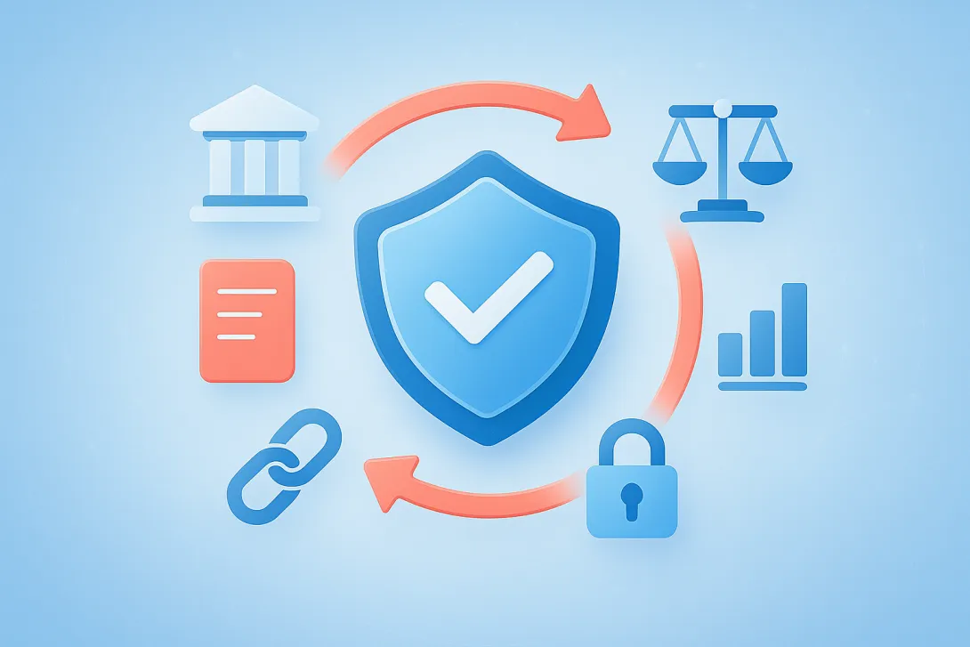 Visualization of bankruptcy protection mechanisms and investor rights in RWA deals
