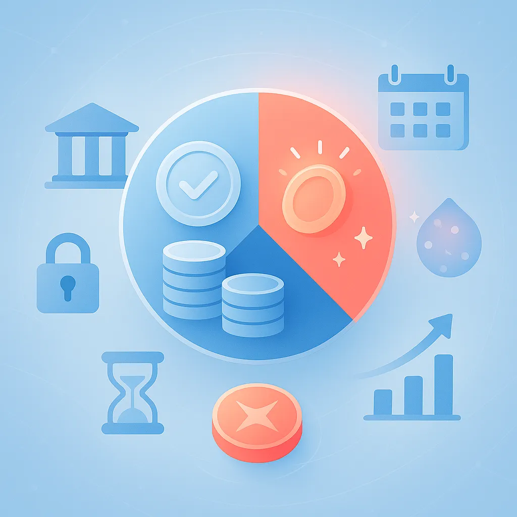 Visualization of yield decomposition showing real yield versus protocol incentives in DeFi returns