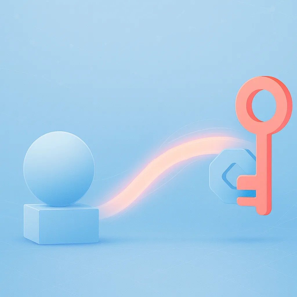 Abstract representation of stablecoins and utility tokens connected by a bridge, symbolizing their role in the digital asset ecosystem.