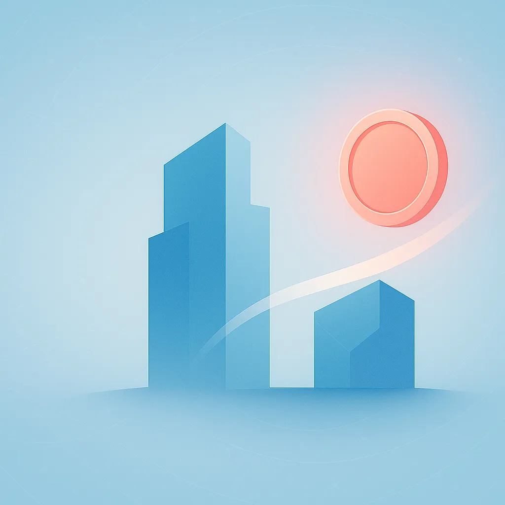 Abstract representation of a physical asset transforming into digital tokens, symbolizing RWA tokenization as the next frontier.