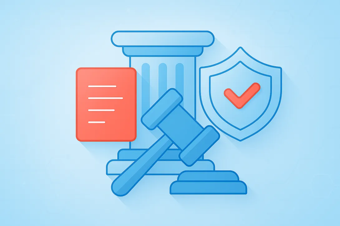 Abstract visualization of legal documents and structured frameworks, symbolizing RWA regulation, compliance, and legal structures.